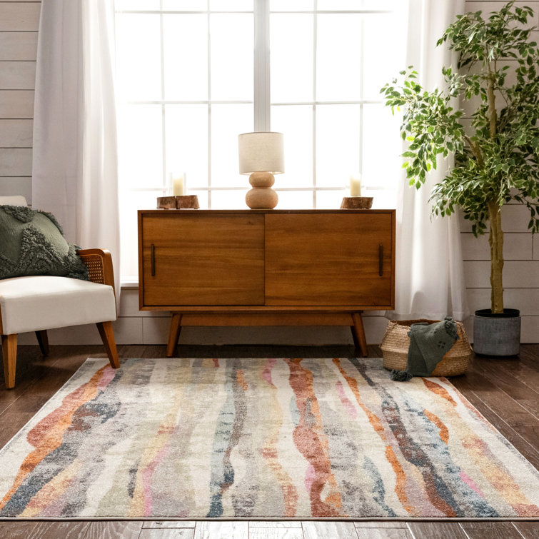 Well Woven Rodeo Orange/Grey Rug & Reviews Wayfair.co.uk